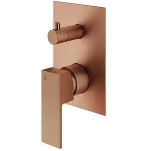 Mariner Quadra Robinetterie bain/douche, pour 2 à 3 sorties, pour corps encastré, QUA1901-RS, pas cher