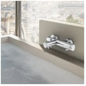 Mariner Logica Robinet bain/douche en applique, LOG0021-CR, pas cher