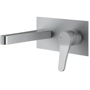 Mariner Kobra Robinetterie murale de lavabo, longueur : 174 mm, avec c...