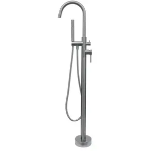 Mariner Logica Inox Robinetterie de baignoire sur pied en acier inoxyd...
