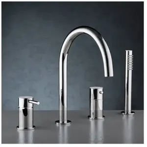 Mariner Logica Robinetterie bain/douche 4 trous sur rebord de baignoir... pas cher