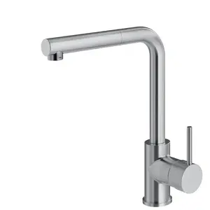 Mariner Logica Inox Robinet de cuisine avec bec extractible, acier ino... pas cher