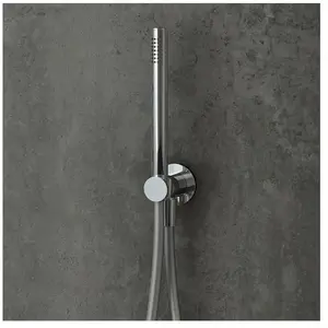 Mariner Kit de douche métallique avec raccord mural coudé et support d... pas cher