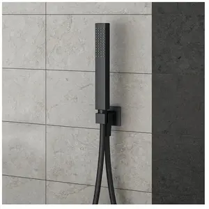 Mariner Kit de douche métallique avec raccord mural coudé et support d... pas cher