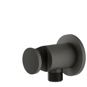Mariner Raccord mural coudé avec support de douchette rond, WLS0300-GR...Vendu parreuter
