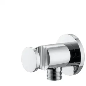 Mariner Raccord mural coudé avec support de douchette rond, WLS0300-CR... pas cher