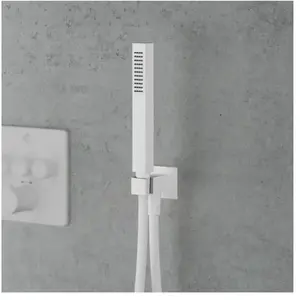 Mariner Kit de douche métallique avec raccord mural coudé et support d... pas cher