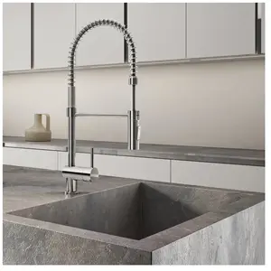 Mariner Cucina Robinetterie de cuisine avec douchette, CUC1001-CR, pas cher
