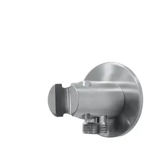 Mariner Logica Inox Raccord mural coudé avec support de douchette, aci... pas cher