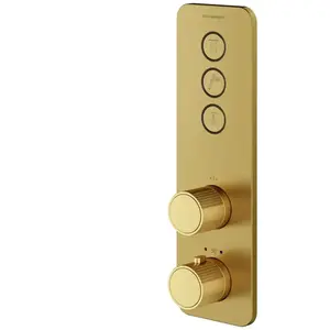 Mariner Oasy Mitigeur thermostatique pour 3 sorties, installation à la verticale, OASV1903-OB, pas cher