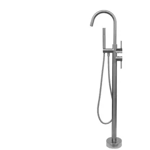 Mariner Lamborghini Spectra Mitigeur de baignoire sur pied en acier inoxydable, à combiner avec un corps d’encastrement, SPE0091-IN,