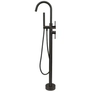 Mariner Lamborghini Spectra Mitigeur de baignoire sur pied en acier inoxydable, à combiner avec un corps d’encastrement, SPE0091-PGM,