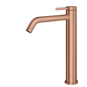 Mariner Lamborghini Spectra Mitigeur de lavabo en acier inoxydable et à bec haut, SPE0052-PRS, pas cher