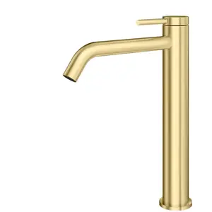 Mariner Lamborghini Spectra Mitigeur de lavabo en acier inoxydable et à bec haut, SPE0052-POB,