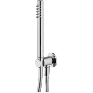 Mariner Lamborghini Vortex Set de douche avec raccord mural coudé et support de douchette intégré, WLS3018-CRTL,