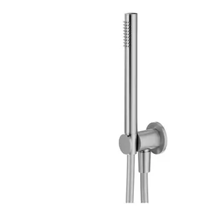 Mariner Lamborghini Vortex Set de douche avec raccord mural coudé et support de douchette intégré, WLS3018-CSTL,