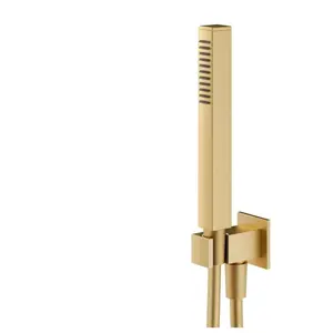 Mariner Lamborghini Set de douche avec raccord mural coudé et support de douchette intégré, WLS3108-OSTL,