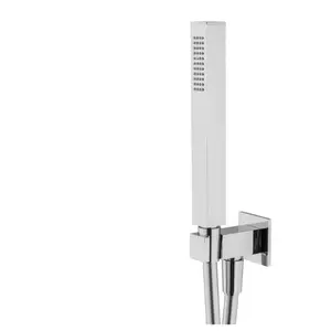 Mariner Lamborghini Set de douche avec raccord mural coudé et support de douchette intégré, WLS3108-CRTL,