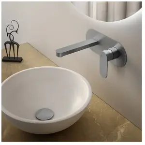 Mariner Uno Robinetterie murale de lavabo, longueur : 174 mm, avec corps encastré, UNO0055-CS, pas cher