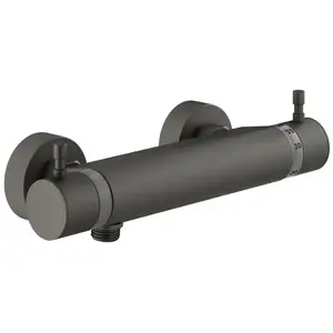 Mariner Robinet thermostatique de douche en applique rond, TER1001-GR, pas cher