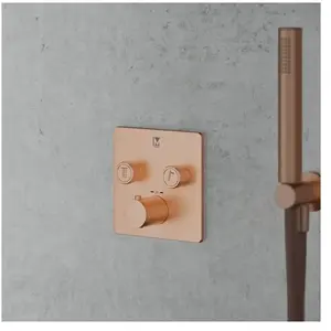 Mariner Eden edge Mitigeur thermostatique pour 2 sorties, carré, EDE2902-RS, pas cher