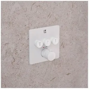 Mariner Eden edge Mitigeur thermostatique pour 3 sorties, carré, EDE2903-BO, pas cher