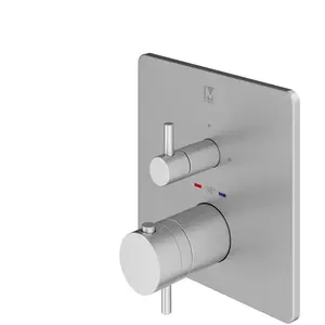 Mariner Eden coaxial edge Mitigeur thermostatique pour 3 sorties, carr... pas cher
