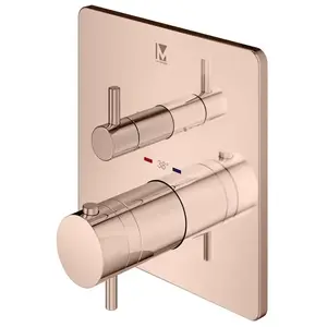 Mariner Eden coaxial square Mitigeur thermostatique pour 2 sorties, ca... pas cher