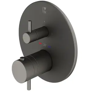 Mariner Eden coaxial round Mitigeur thermostatique pour 3 sorties, ron... pas cher
