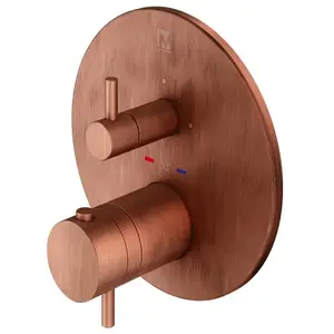 Mariner Eden coaxial round Mitigeur thermostatique pour 3 sorties, ron... pas cher