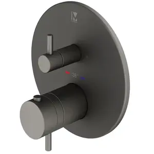 Mariner Eden coaxial round Mitigeur thermostatique pour 2 sorties, ron... pas cher