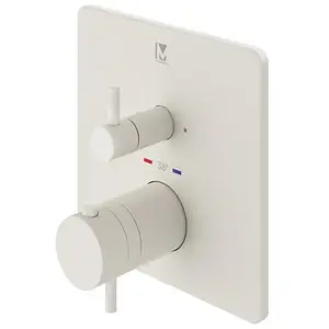 Mariner Eden coaxial square Mitigeur thermostatique pour 2 sorties, ca... pas cher