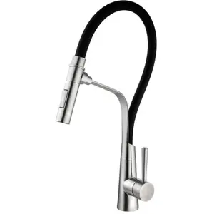 Mariner Cucina Mitigeur de cuisine en acier inoxydable avec douchette,... pas cher