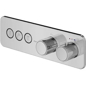 Mariner Oasy Mitigeur thermostatique pour 3 sorties, installation à l’horizontale, OAS1903-CR, pas cher