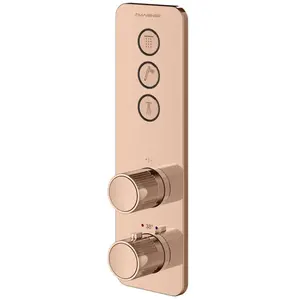 Mariner Oasy Mitigeur thermostatique pour 3 sorties, installation à la verticale, OASV1903-RG, pas cher