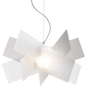 EMPORIUM lampe à suspension KARTIKA BIG (Blanc Satin - Méthacrylate) pas cher