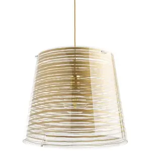 EMPORIUM lampe à suspension PIXI GRAND (Or - Polycarbonate transparent) pas cher