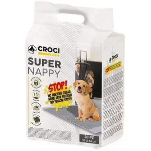Croci SUPER NAPPY, Tapis Ultra Absorbant au Charbon Actif, Anti Odeur,...Vendu paramazon