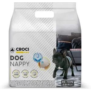 Hygiène Chien - Couches Croci Dog Nappy - XS pas cher
