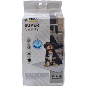 Nayeco Tapis absorbants Croci Super Nappy pour chiot - L 90 x l 60 cm,...Vendu parzooplus