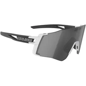 Lunettes Salice 026 Blanches avec Verres RW noirs pas cher