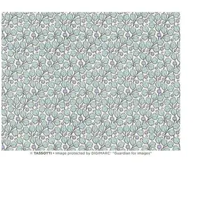 Papier Italien 50 x 70 cm 85 g/m² Feuilles bleues et violettesVendu parscrapmalin