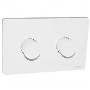 FONDITAL PLAQUE ABS DOUBLE TOUCHE BLANC BOUTONS EN SAILLIE WINNER/CUBIC VALSIR pas cher
