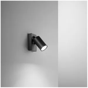 Comparateur de prix : Perenz - Applique murale led ronde noire orientable oddy 1xGu10