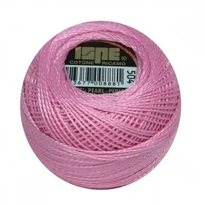 Non communiqué Distrifil - Coton perlé ISPE N°8 - couleur 504 - Distrifil - Rose 504 pas cher