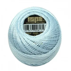 Coton perlé ISPE N°8 - 10GR - Distrifil 321 Nuage bleu - 321 Nuage ble...