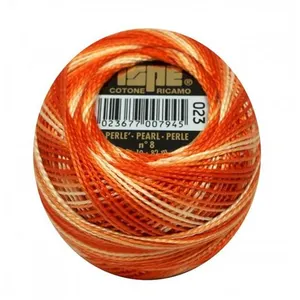 Non communiqué Coton perlé ISPE N°8 - 10GR - Distrifil(...) - 023 Flamme