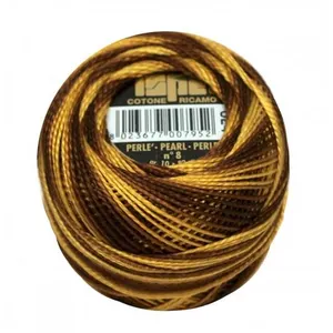 Coton perlé ISPE N°8 - 10GR - Distrifil(...) - 024 Chocolat banane