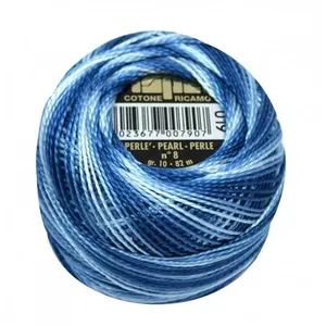 Non communiqué Coton perlé ISPE N°8 - 10GR - Distrifil(...) - 019 Bleu jean