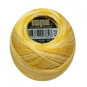 Non communiqué Coton perlé ISPE N°8 - 10GR - Distrifil(...) - 0013 Jaune